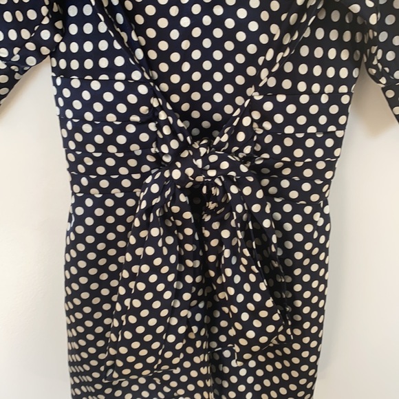 BCBG Navy Tieback Top - LIKE NEW - Picture 4 of 6